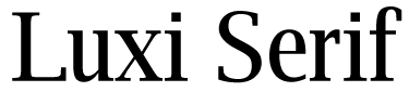 Luxi Serif