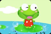 Happy Frog Background