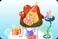 Happy Birthday Cute Little Pig Background