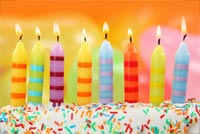 Birthday Greetings - Birthday Cake Background