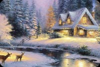 Christmas Painting Background