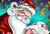 Santa Claus Naughty Or Nice Background