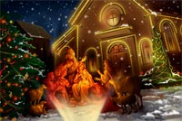 Nativity Scene Pictures Background