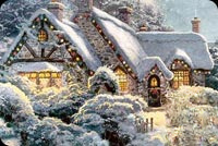 Animated Christmas Wishes For Joy, Peace & Happiness email background