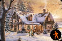 Animated Merry Christmas To All Background