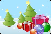 Christmas Trees And Wishes Background