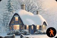 Animated Christmas Season's Greeting Background