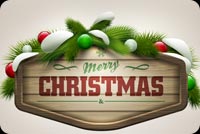 Beautiful Christmas Greeting Background