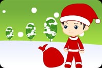 Here Comes Santa Claus Background