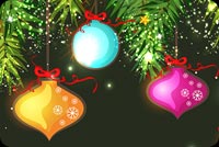 Beautiful Christmas Decorations Background