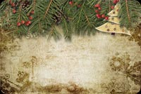 Vintage Christmas Fir Tree Background