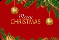 Animated Flashing Merry Christmas email background