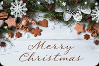 Christmas Cookies Decor Background