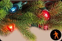 Animated Christmas Lights Background