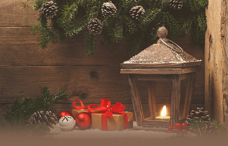 Animated Christmas Gifts Lantern Candle Email Backgrounds | ID#: 23259 ...