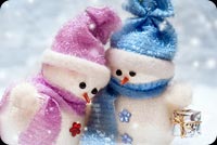 Animated: Soft White Snowfall Winter Scene email background