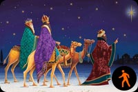 Animated Three Kings Background