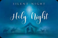 Animated: Silent Night Holy Night Nativity email background