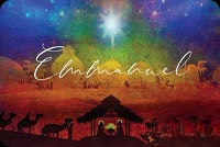 Animated: Religious Christmas Nativity Card email background