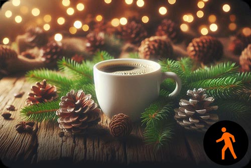 Animated: Cozy Winter Coffee Moments Background