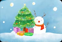 Bright And Cheerful Christmas Background