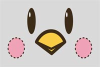 Chicken Happy Face Background