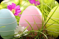 Easter Eggs Hunt Background