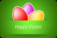 Sweet Easter Eggs Theme Background