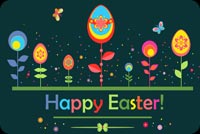 Beautiful Easter Greetings Background