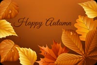 Happy Autumn Background