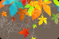 Happy Colors Of Autumn Background