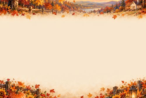 Oil Painting Fall Autumn email background