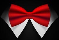 Red Bow Tie Background