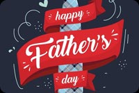 Happy Father's Day Banner Background