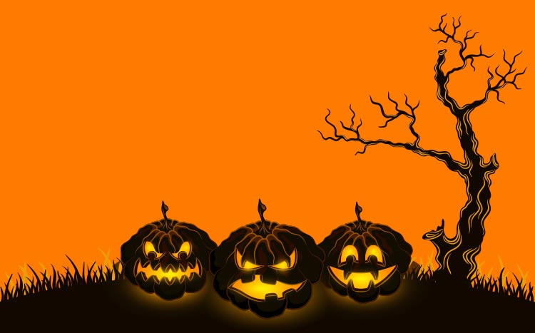 Halloween Pumpkins Spirits! Email Backgrounds | ID#: 22906 ...