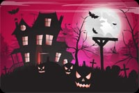 Halloween Haunted House Background