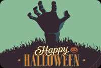 Zombie Halloween Party Background