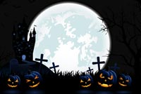 A Scary Halloween Night Background