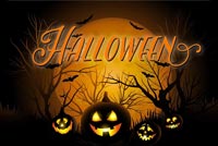 Halloween Pumpkin Night Background