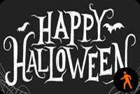 Animated Halloween Spiderweb Background