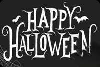 Animated: Happy Halloween Text email background