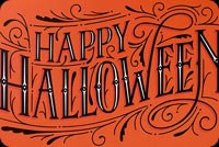 Happy Halloween Card Background
