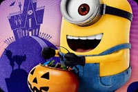 Minions Halloween Card Background