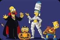 Halloween With The Simpsons Background