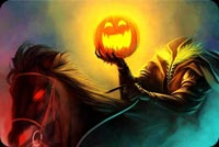 Halloween Headless Horseman Background