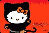 Halloween Cute Hello Kitty Background