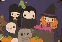 Cute Witch & Her Friends Background