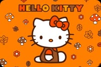 Happy Halloween Hello Kitty Background