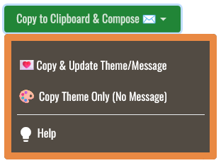 Copy and update theme message option