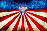 Happy Birthday Usa / Memorial Day Or Veterans Day Background